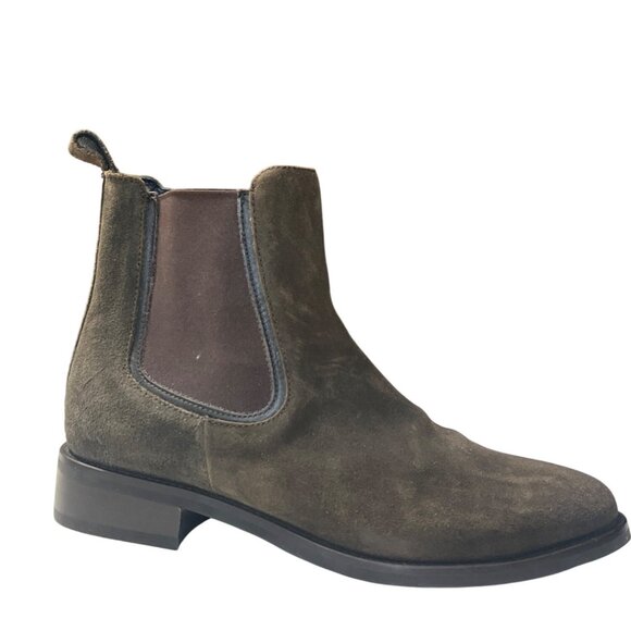 Thursday Boot Co. Womens Duchess Chelsea Boots Dark Olive 9 - Picture 11 of 11
